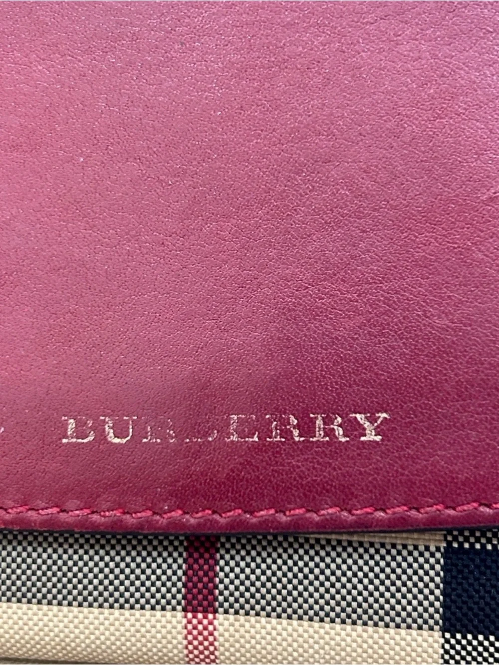 Burberry Horseferry Check Porter Wallet All Inclusive COA